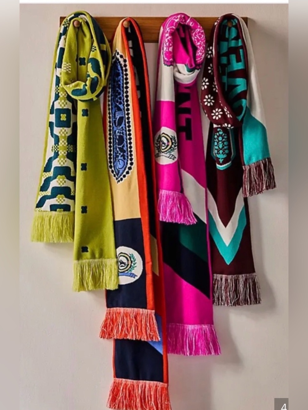 Free people Big League Reversible Scarf. NWT. Mahogany - Picture 2 of 5